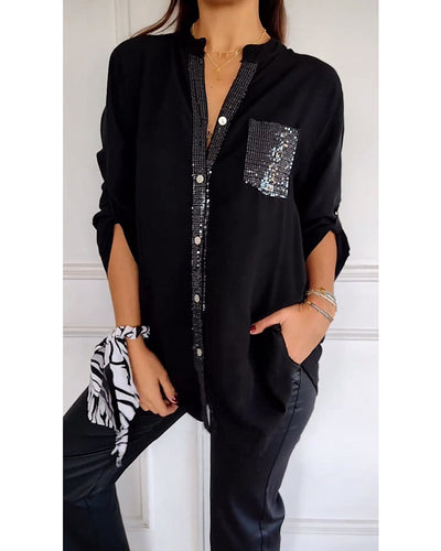 Seo-A | Chemise Décontractée Manches Longues pour Femmes
