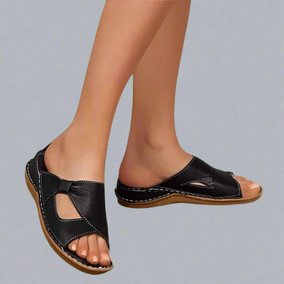 Yvonne | Sandales Orthopédiques en Cuir Premium
