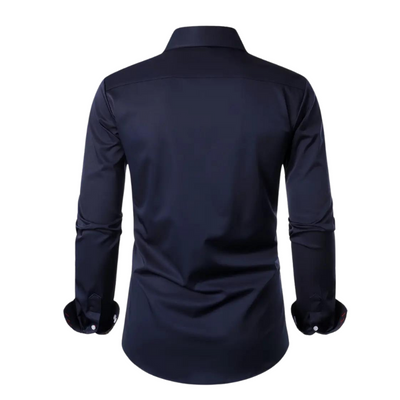 Yves | Chemise Habillée pour Hommes avec Détails à Imprimé Paisley – Tissu à Doux Mélange