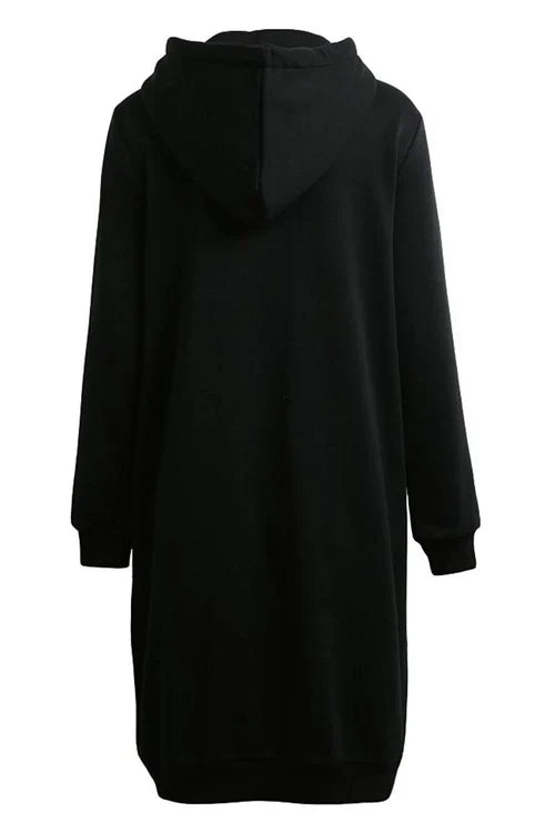 ALDA | Sweat à capuche long zippé