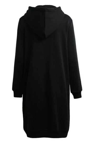 ALDA | Sweat à capuche long zippé