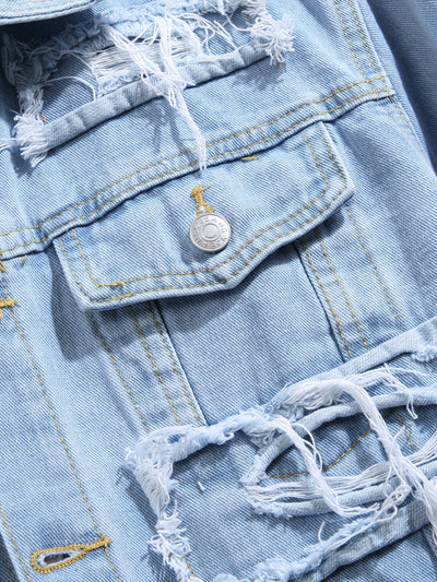 Veste en jean classique pour hommes