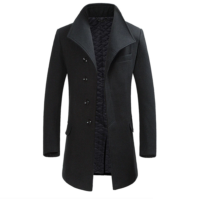 Oscar - Manteau de laine long pour homme