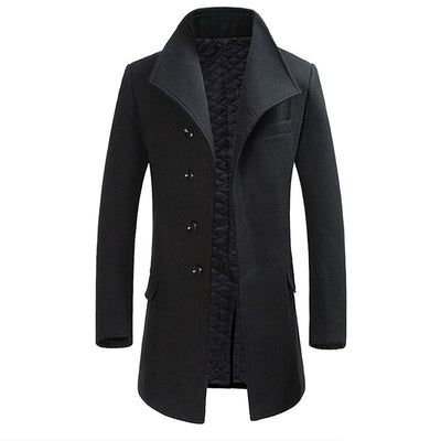 Oscar - Manteau de laine long pour homme