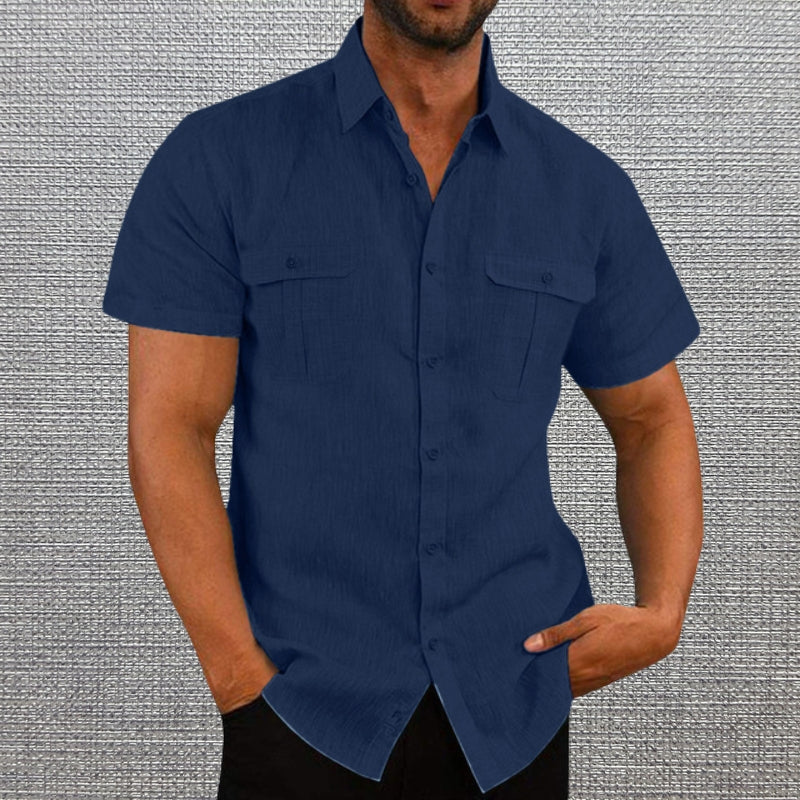 Lenoir™ | Chemise courte à deux poches