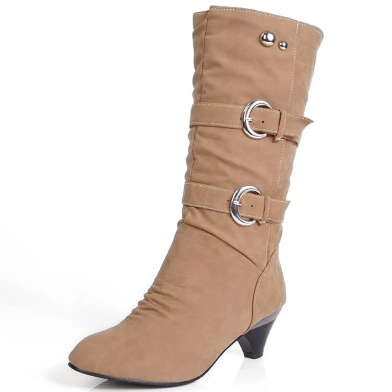 Eva - Bottes hautes avec orteil rond