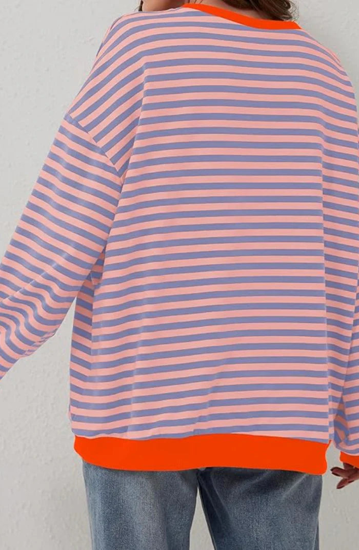 MANA | Pull surdimensionné rayé