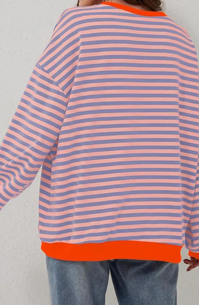 MANA | Pull surdimensionné rayé