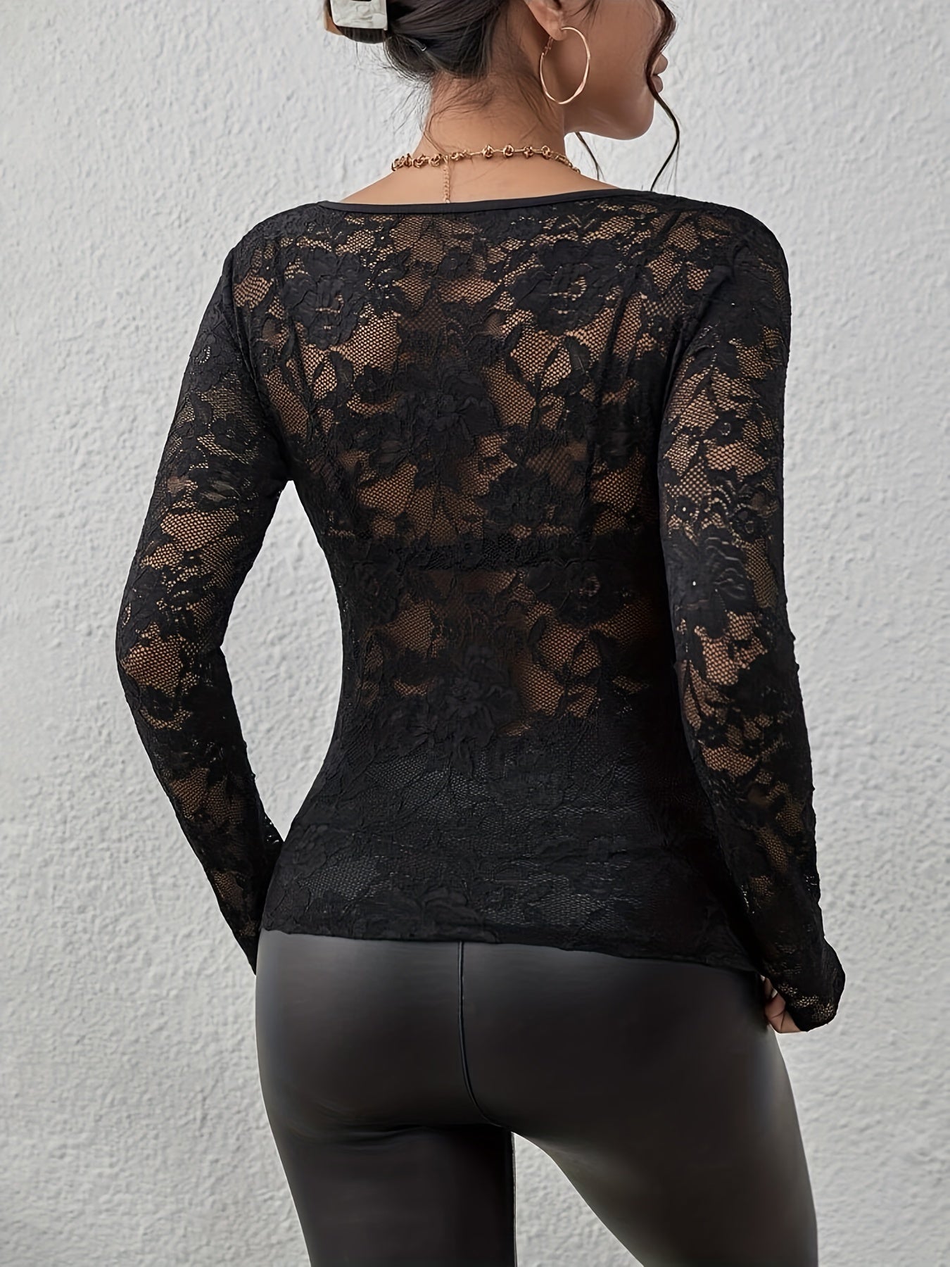 Aila - Chemise en dentelle pour femme