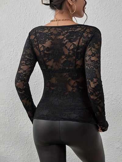 Aila - Chemise en dentelle pour femme