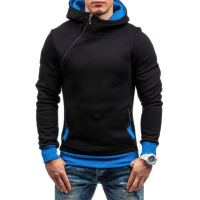 Stetson - Pull étroit pour homme avec fermeture éclair diagonale
