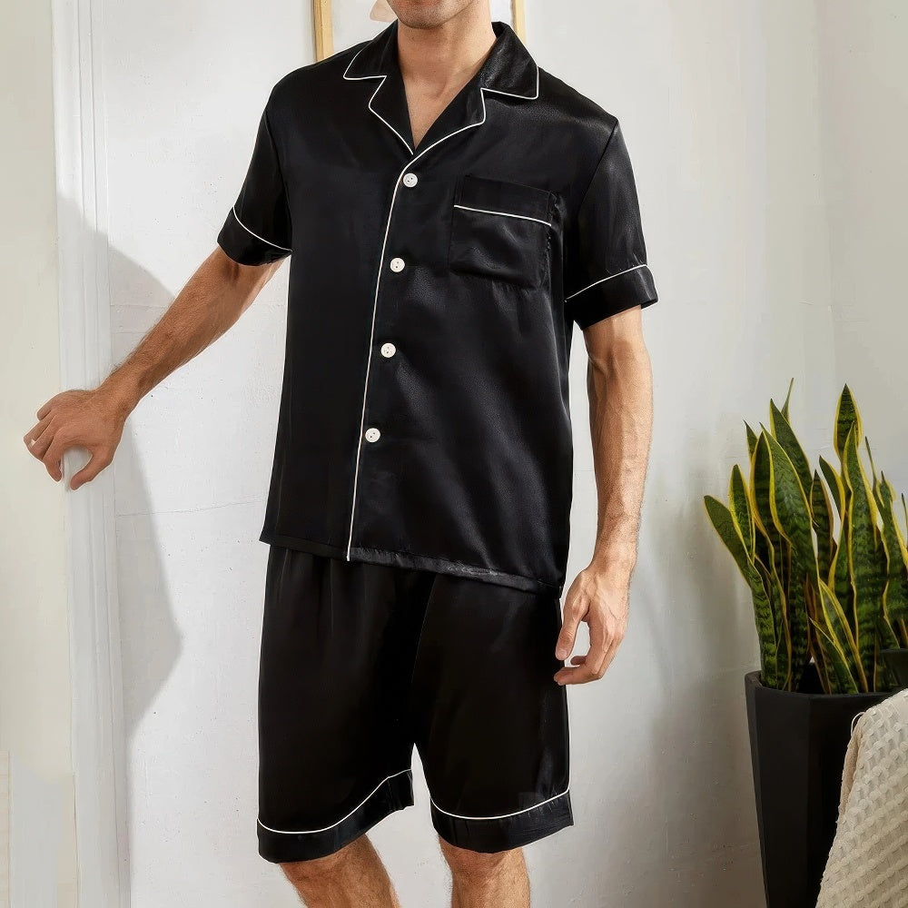 Alonzo - Chemises et pantalons de pyjama courts pour hommes
