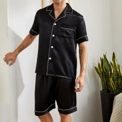 Alonzo - Chemises et pantalons de pyjama courts pour hommes