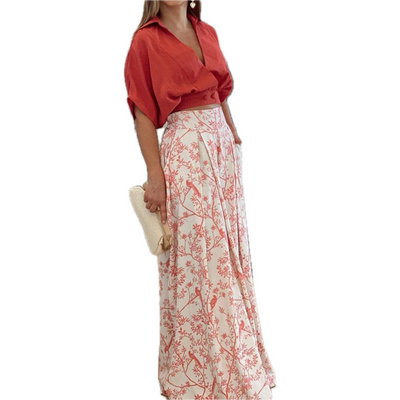 ADELAIDE | Ensemble floral élégant et aéré pour femme