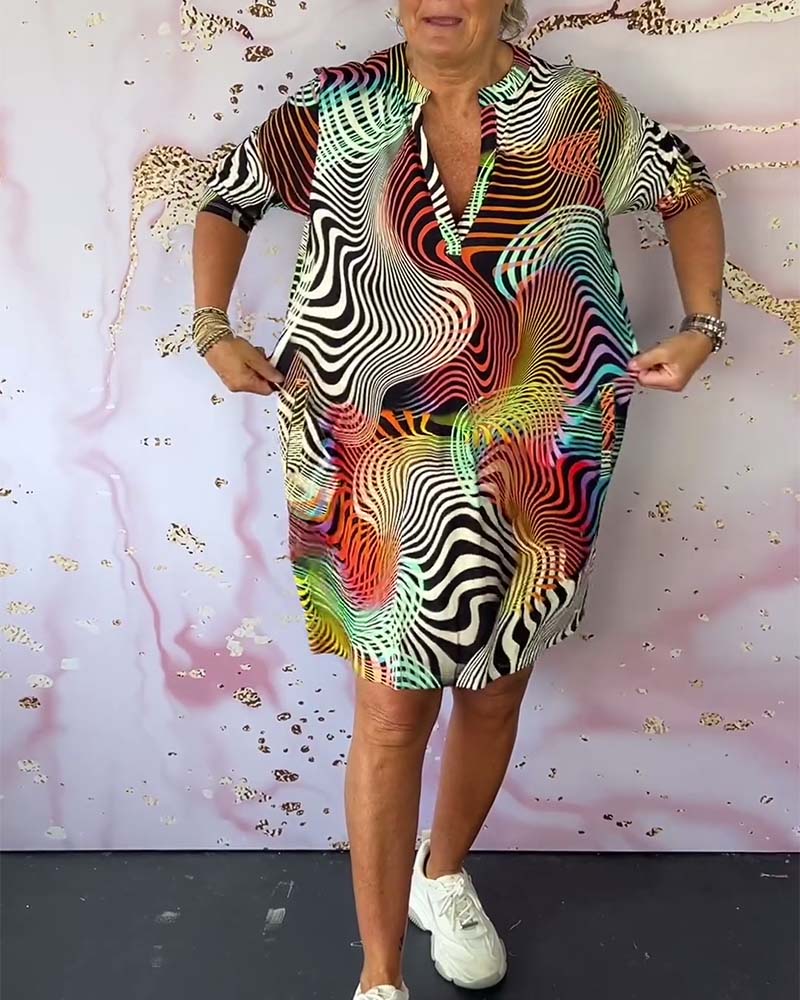 KARINA | ROBE À MOTIFS COLORÉS