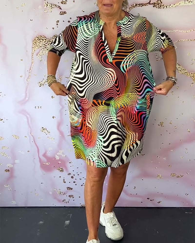 KARINA | ROBE À MOTIFS COLORÉS