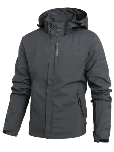 Veste Imperméable Légère à Capuche pour Hommes