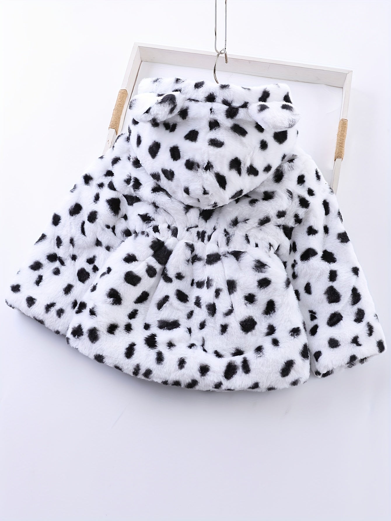 Fiona - Veste à capuche en polaire à imprimé léopard pour filles