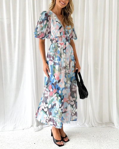 CARLOTTA | Robe florale élégante