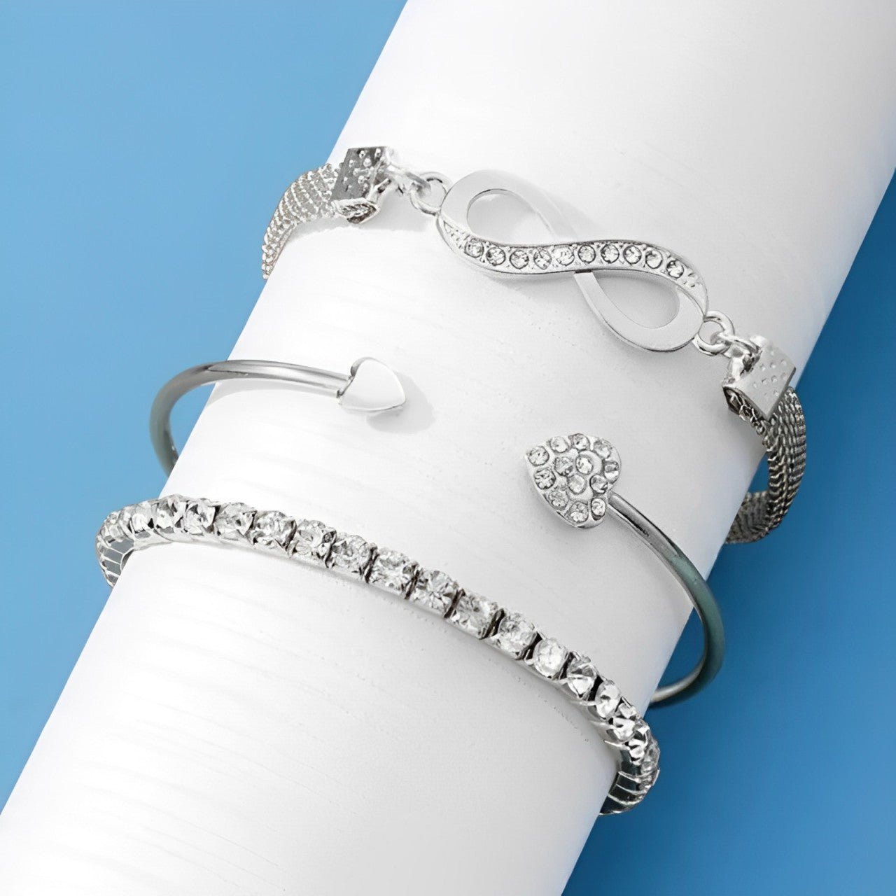 Vintage Kristal - ensemble de bracelets
