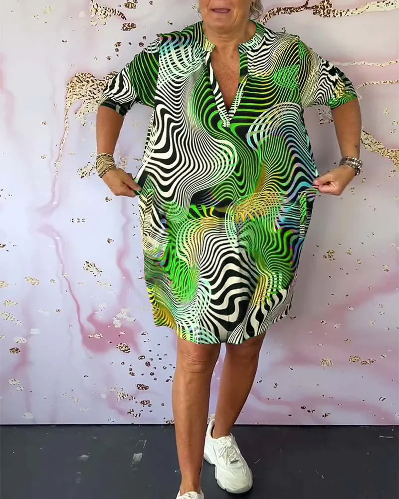KARINA | ROBE À MOTIFS COLORÉS