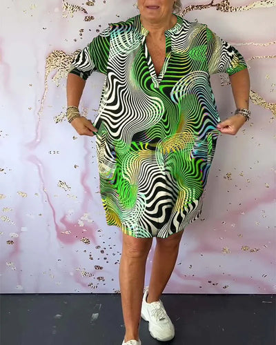 KARINA | ROBE À MOTIFS COLORÉS