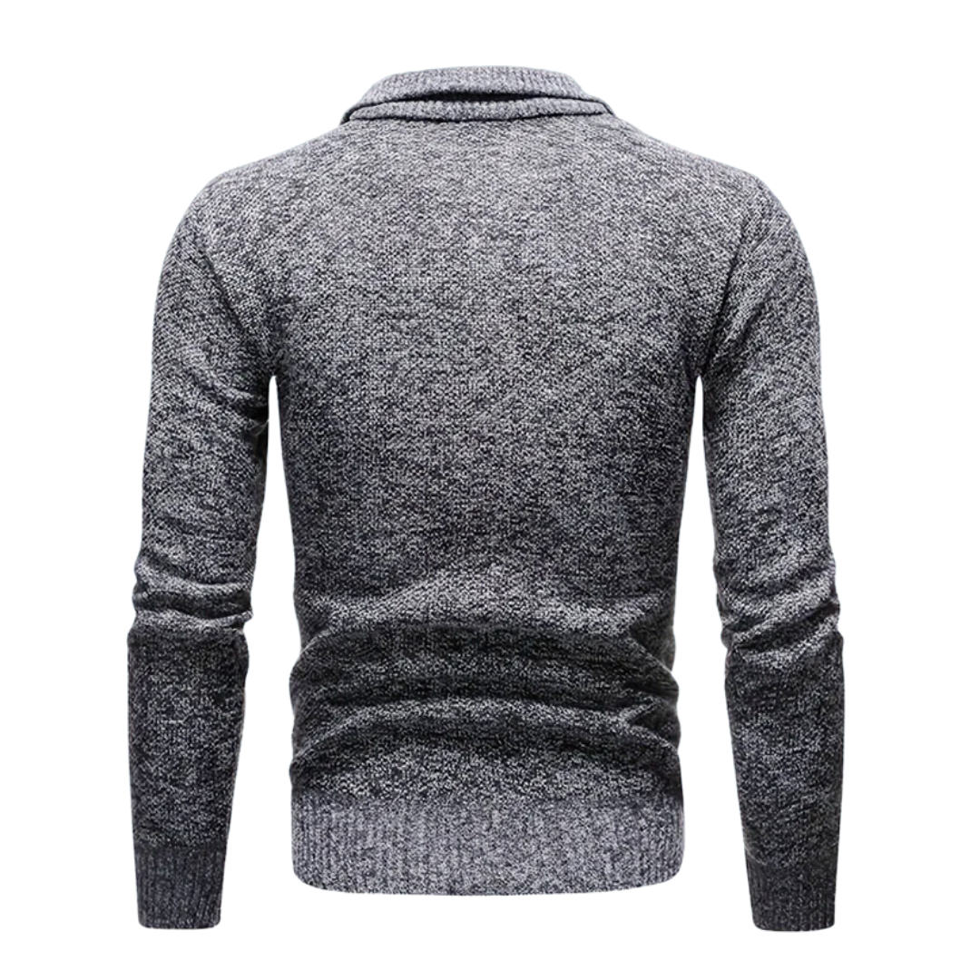 Paxson- Pull décontracté avec fermeture éclair pour hommes