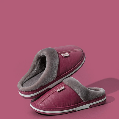 Romy - Pu -leren Ladies Slippers