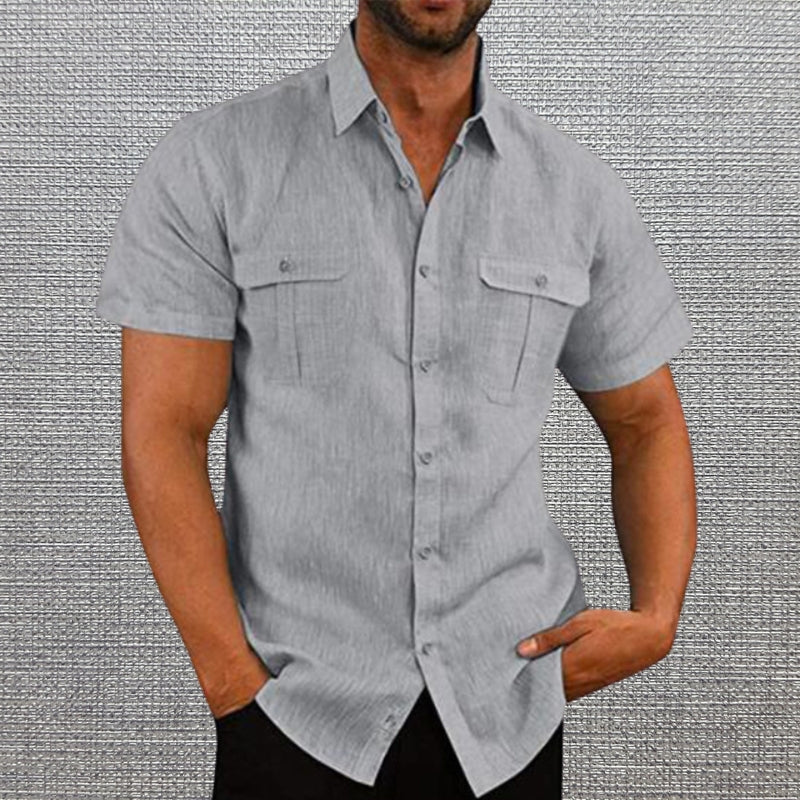 Lenoir™ | Chemise courte à deux poches