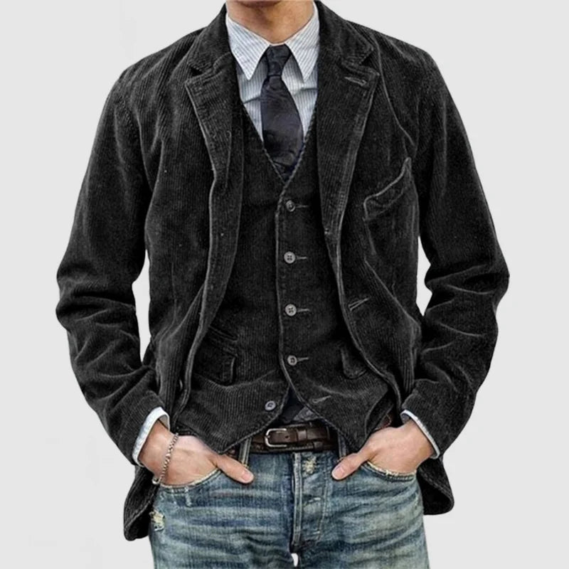 Veste Homme Élégante en Cordon Classique pour Toutes Occasions