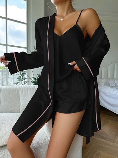 Kenzie - Ensemble de nuit en satin pour femme