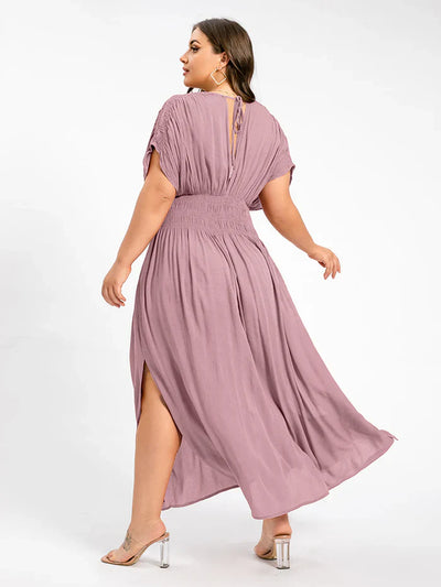 ANETTE | Robe longue à col en V