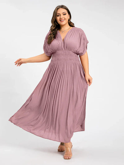 ANETTE | Robe longue à col en V