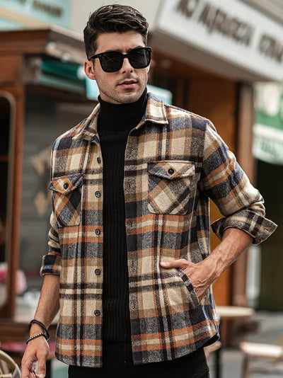 Kash - Veste à carreaux pour hommes