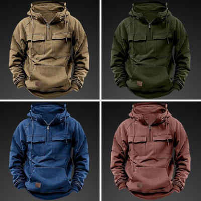 XAVIER | Hoodie d'hiver confortable avec fermeture éclair