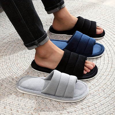 Jasiah - Pantoufles chaudes et confortables pour hommes