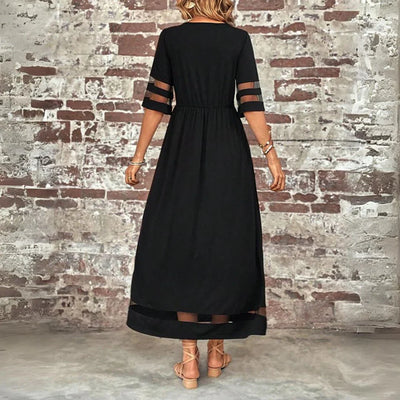 LEXI | Robe longue en mousseline