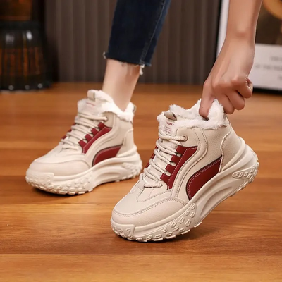 Eva - Chaussures d'hiver douces pour femmes à bout rond