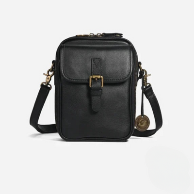 Vrai | Sac à Bandoulière pour Femmes avec Compartiments Multi-Couches et Texture Lisse