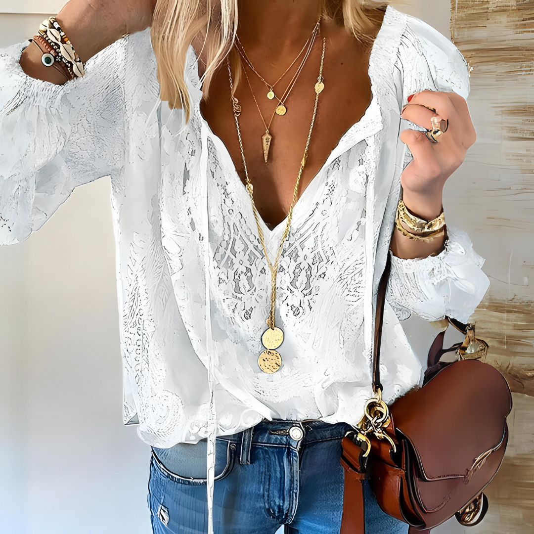 Sapphire - Chemisier femme Boho | Vendanges