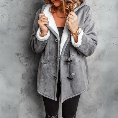Allie - Manteau stylé doublé de fourrure