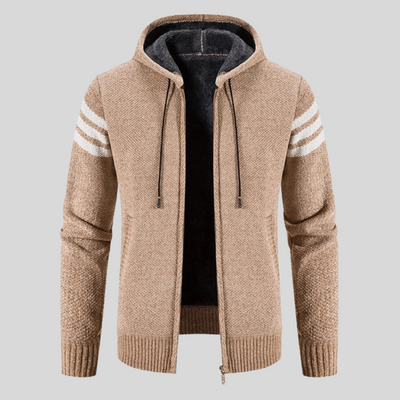 Zain - Vieux argent Gilet en polaire avec fermeture éclair