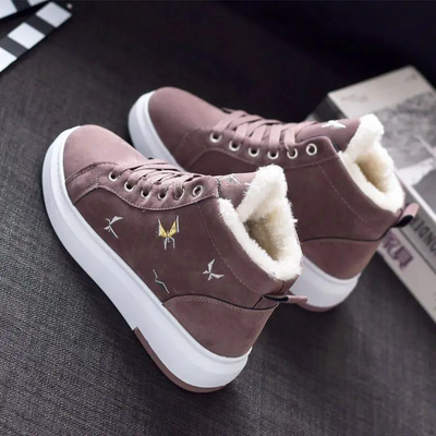 Lina - Chaussures d'hiver hautes imprimées Femme