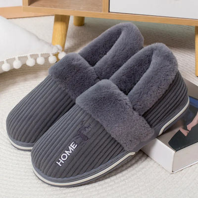 Anna - Chaussons pour Femme avec Lettre Imprimée et Bout Rond
