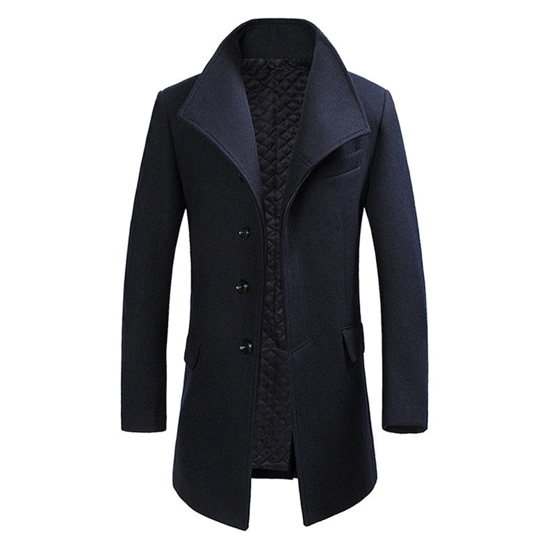 Oscar - Manteau de laine long pour homme