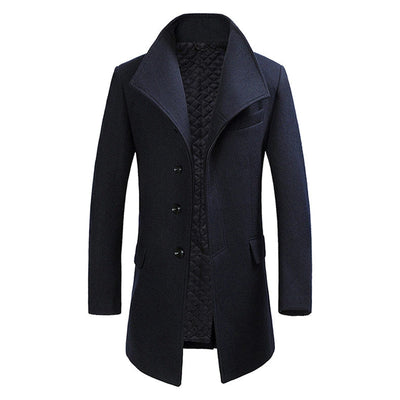 Oscar - Manteau de laine long pour homme
