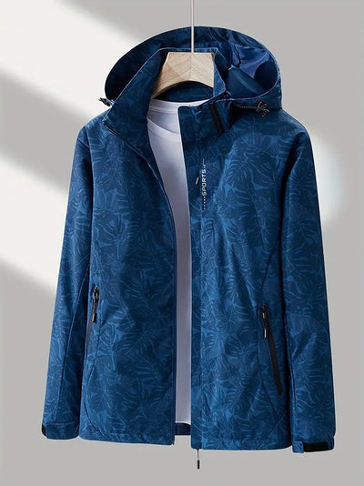 Ford - Hommes Lightweight Waterproof Windbreaker - Veste d'extérieur avec capuche