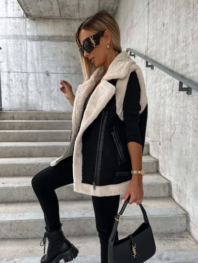 Alaina - Veste en laine sans manches