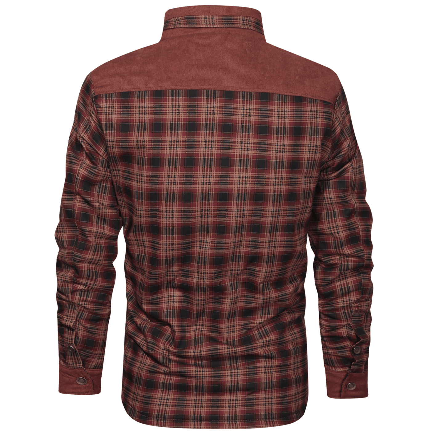 Joel - Veste chaude en flanelle rayée