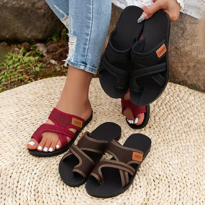 WILLOW | SANDALES ORTHOPÉDIQUES EN MAILLE AVEC SOUTIEN DE LA VOCHE